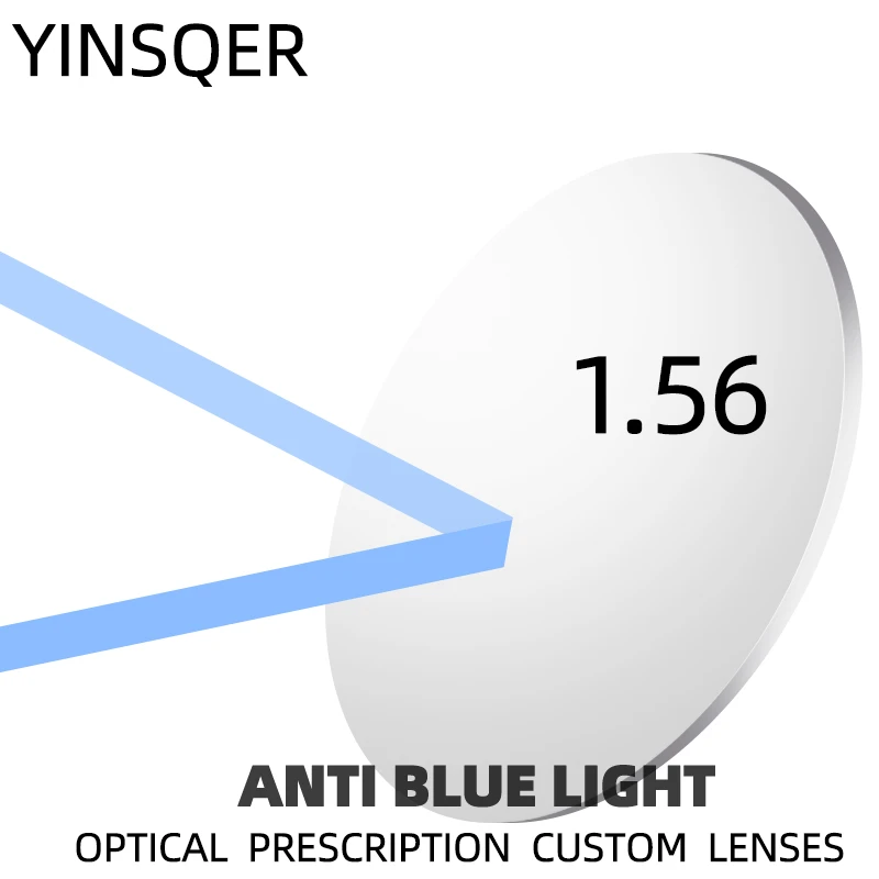 1.56 Optiline Odavam Normaalne Läätsed Anti Sinine Valgus Retsepti Prillid Objektiivi Silmad Lühinägevus Hyperopia Optiline Objektiiv Prillid objektiivi