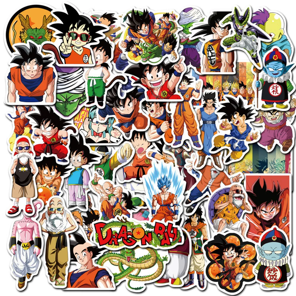 10/30/50tk Dragon Ball Son Goku Kleebised Anime Veekindel Lahe Multikas Kleebised DIY Mootorratta Kohver Sülearvuti Kleepsud Lapsed