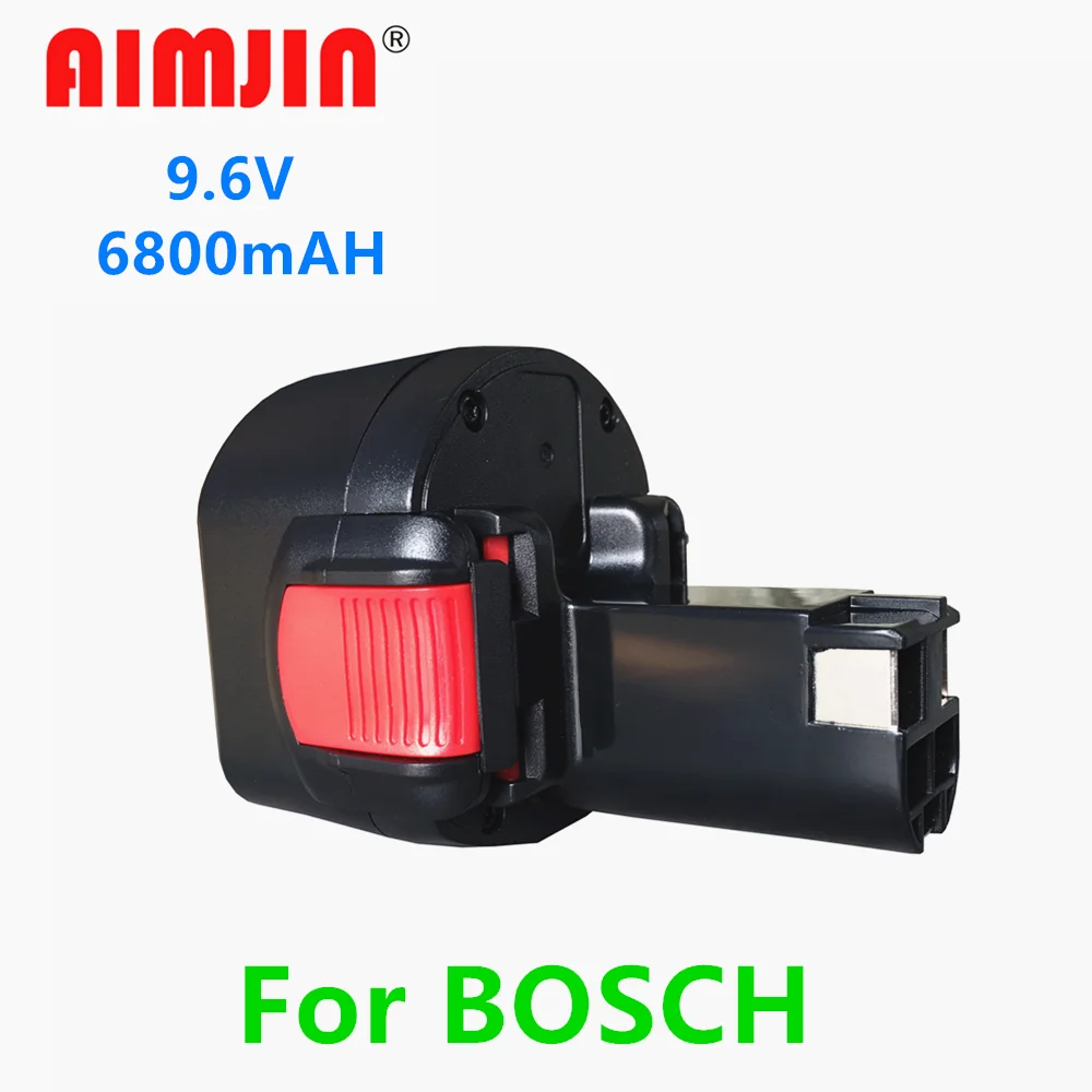 100% BAT048 9.6 V 6800mAh Ni-CD Akut, Elektrilised Tööriistad Aku Bosch PSR 960 BH984 BAT048 BAT119 Tasuta Shipping