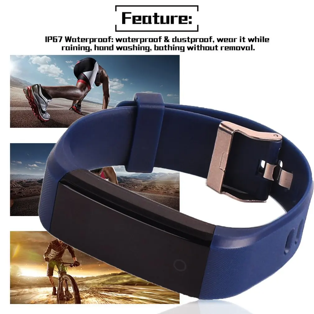 115 Plus Sport Fitness Tracker Vaadata Veekindel Südame Löögisageduse Tegevust Jälgida smart watch nutikas käevõru
