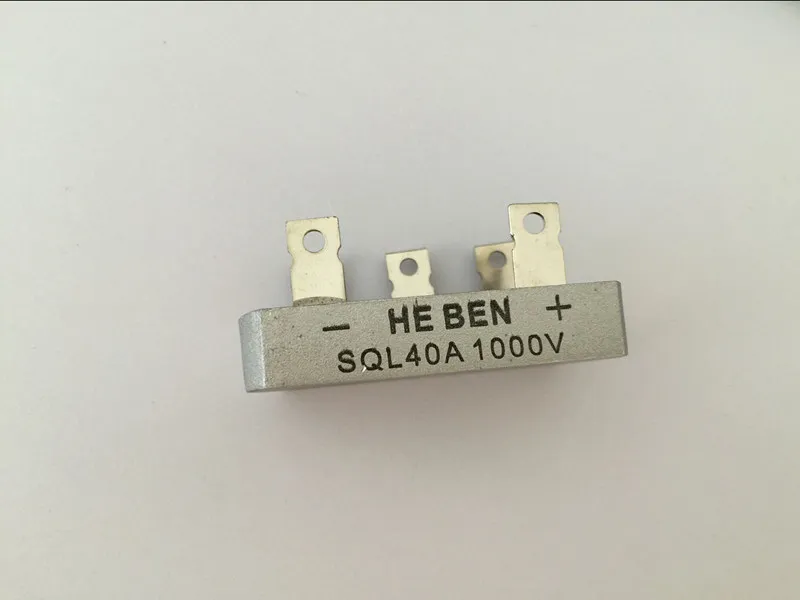 1tk kolmefaasiline alaldi sild alaldi SQL40A 1000V Metal Puhul Bridge Rectifier 32*60mm Pilt 0 