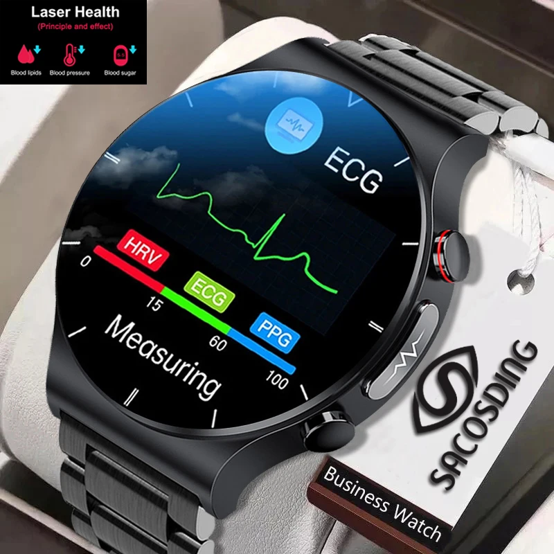 2022 EKG+PPG Tervise Smart Watch Mehed Sangao Laser Südame Löögisageduse Kellad Fitness Tracker IP68 Veekindel Smart Watch Android ja ios