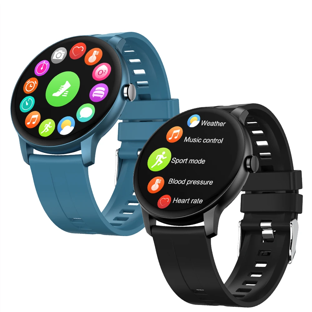 2022 Naiste Smart Watch Meeste Täielikult Puutetundlik Ekraan, Südame Löögisageduse Fitness Tracker Daamid Vaadata Veekindel Sport Smartwatch Android ja IOS Pilt 2 