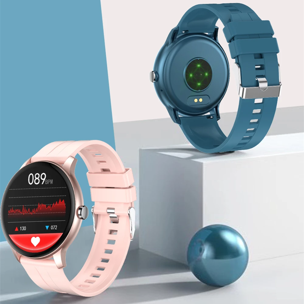 2022 Naiste Smart Watch Meeste Täielikult Puutetundlik Ekraan, Südame Löögisageduse Fitness Tracker Daamid Vaadata Veekindel Sport Smartwatch Android ja IOS Pilt 5 