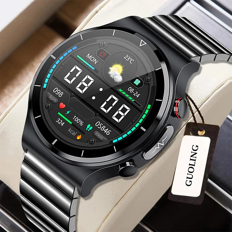 2022 Termomeeter Smart Watch 360*360 HD Full Touch Screen EKG-Südame Löögisageduse Monitor Vere Hapniku Sport Smartwatch Ilmateade