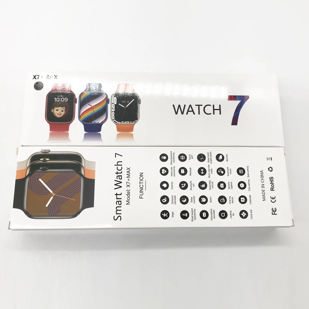 2022 Uusim X7+MAX Seeria 7 Fitness Sport Smart Watch BT Kutsudes Muusika Smartwatch X7 Pluss Max Reloj Inteligente