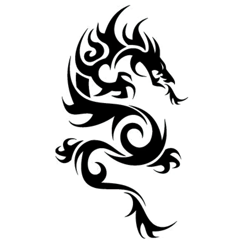2022 Veekindel Ajutine Tätoveering Kleebis On Naiste-Meeste Dragon Totem Body Art Tätoveering Võltsitud Tätoveeringud Kleebised Pilt 0 