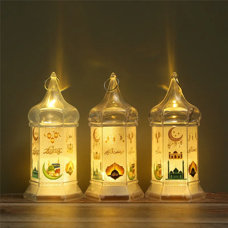 2023 Uus Eid Mubarak Moslemi Festival Decor Asjade LED Light Wind Laterna Riputamiseks Ornament Ramadan Kareem Teenetemärgi Kodus Pilt 1 