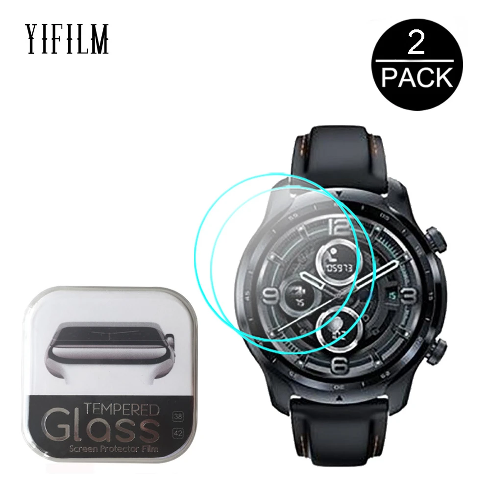 2TK 2.5 D Karastatud Klaas TicWatch Pro 1 2 3 S E 2020 GTX Smart Watch Screen Protector Film TicWatch Anti-Scratch Klaas