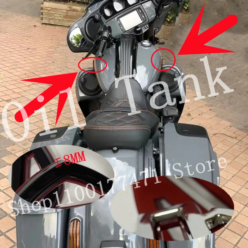 5D Metallist kleebis embleemi Õli Paak ühilduv Mootorratta kleebiste Põgeneda Moto Heitgaaside Summuti jaoks Dyna Street Bob Rider XL 883