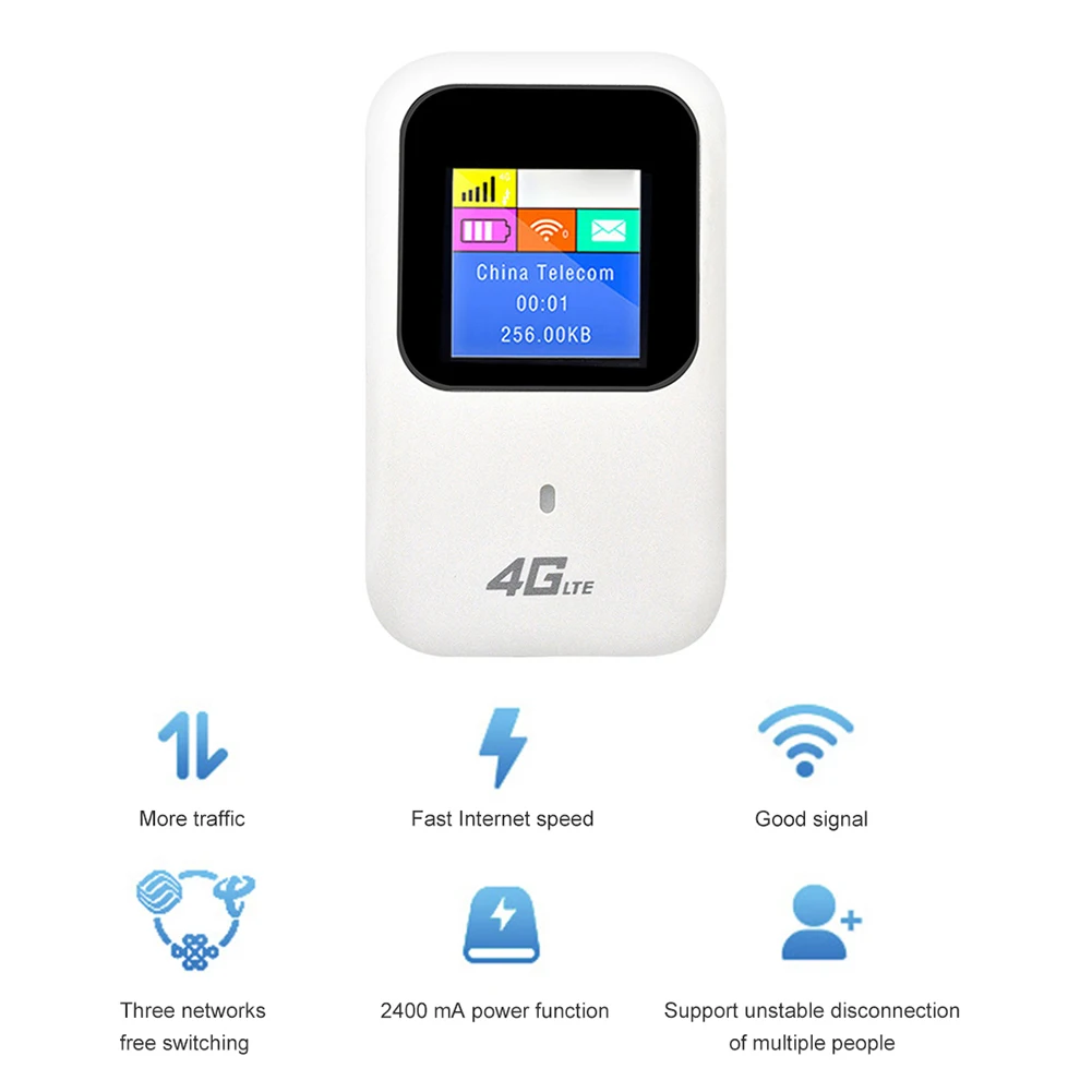 5G 4G Mobiilse Lairibaühenduse 2.4 GHz LTE Wireless WiFi Adapter SIM-Kaardi Pesa Modem Dongle Ruuteri 3 Kanalit 10 WiFi Seadmed