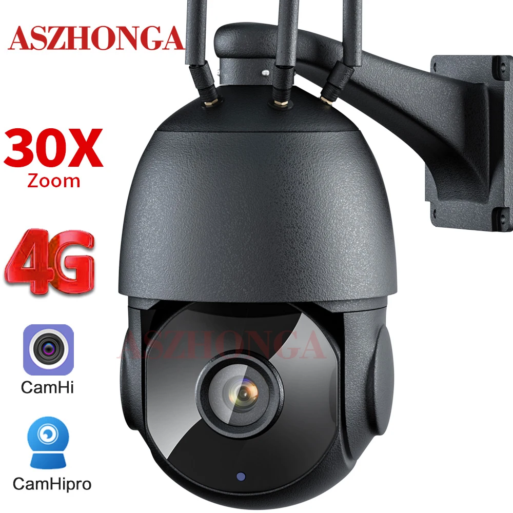 5MP 3G-4G SIM-Kaardi Turvalisus IP Kaamera 30X Zoom Traadita Väljas HD PTZ CCTV Järelevalve Dome Cam kahesuunaline Audio CamHi APP