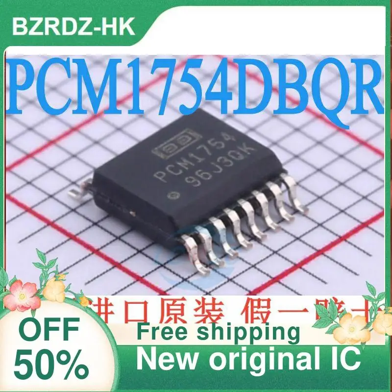 5TK/palju PCM1754DBQR PCM1754 SSOP-16 Uus originaal IC
