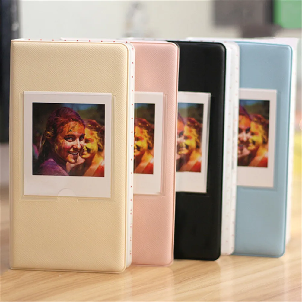 64 Taskud fotoraamat Album Ladustamine FujiFilm Instax Square SQ10 Kaamera SP-3 Printeri Kile, Fotod Paberile, Roosa, Must Kollane Sinine