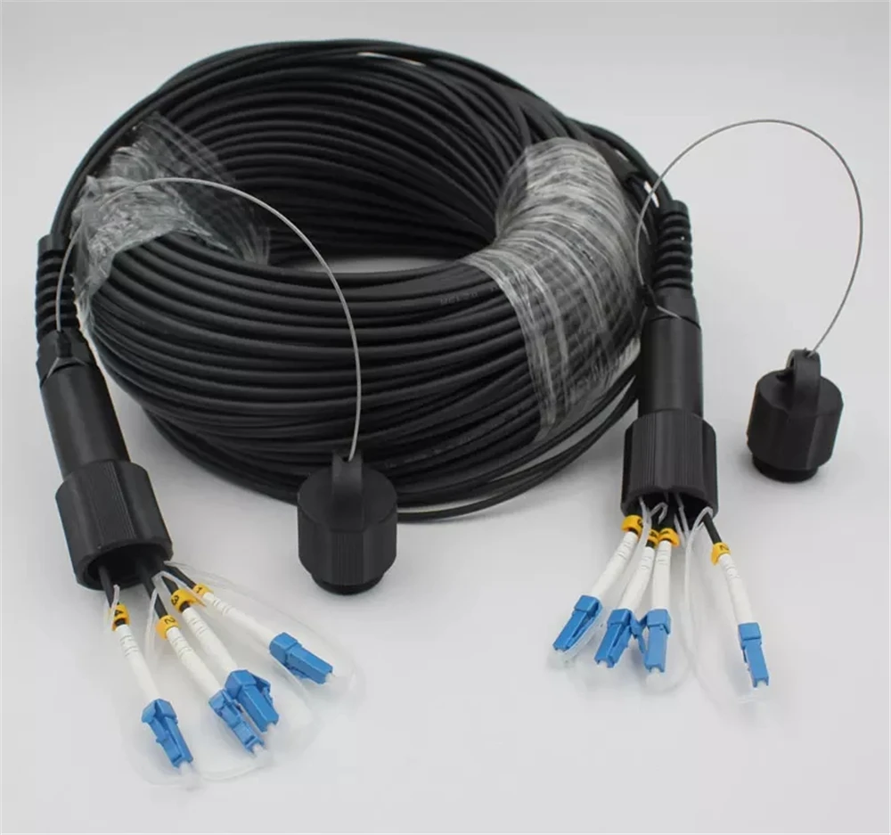 70mtr 4 südamikud Väljas TPÜ LC-LC-Fiber optic Patch cord 5mm veekindel SM LSZH Soomustatud CPRI kaabel Singlemode FTTH FTTA jumper 70m
