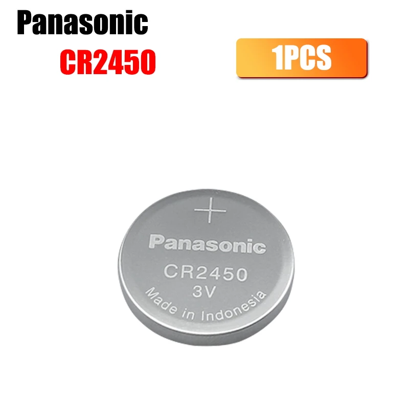 Algne Panasonic 550mAh Liitium Patarei 3V CR2450 CR 2450 ECR2450 KCR2450 5029LC LM2450 DL2450 BR2450 Raku Mündi Patareid Pilt 0 