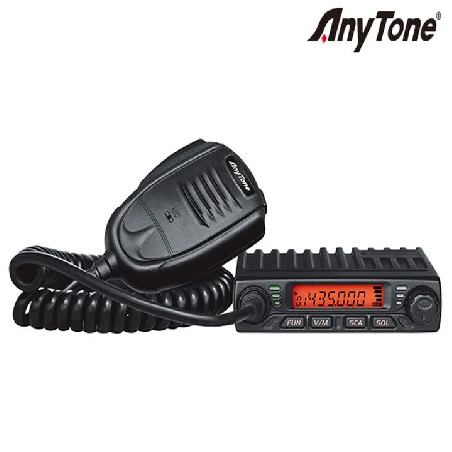 Anytone AT779 Mini Mobile Radio 430-440Mhz 18W HAM Amatööride 70cm UHF Wilress Side, Mikro-suurusega Transiiver