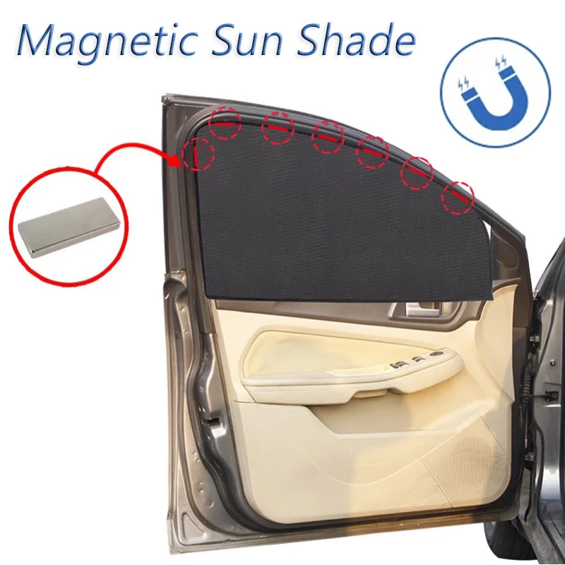 Auto Magnet Päikese Vari Akna Universaalne UV Protector Taga Akna Kardin Päikesevarju Kate Auto Visiir Silma Kilp