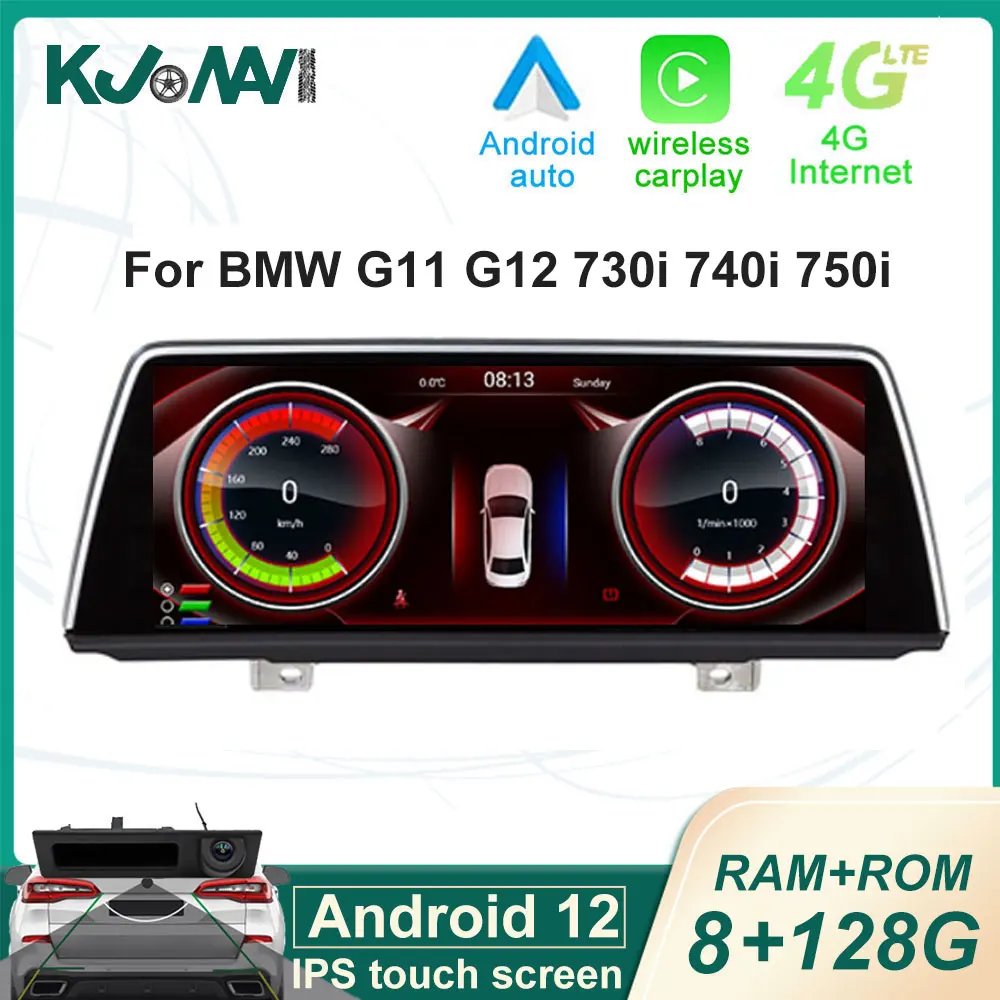BMW G11 G12 730i 740i 750i 2016-2019 EVO Süsteemi 10.25 Tolline Ekraan, Android Auto Carplay Jälgida Mms Speacker Player
