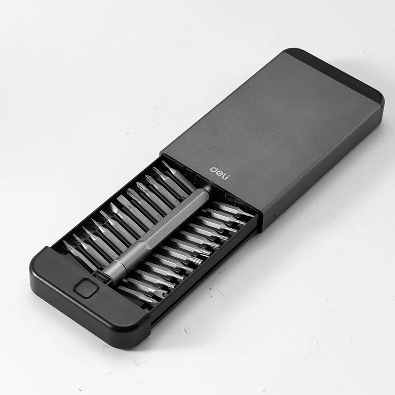 DELI Screwdrive Kit Tools 25 1 Täppis-kruvikeerajaga Torx Bit Magnet Hex Bits Mobiiltelefoni, Sülearvuti Täpsus Remondi Tööriist