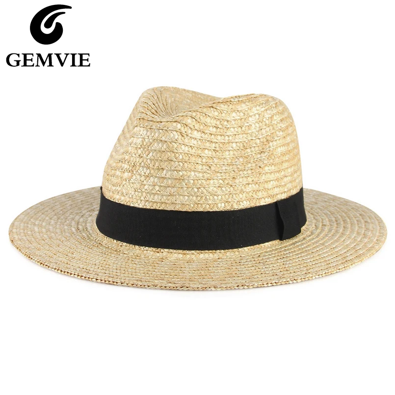 GEMVIE Uus Kongol Loomulik Panama Straw Hat Suve Müts Naiste/Meeste Nisu Punutud Lai Nokk Rand, Päike ühise Põllumajanduspoliitika UV-Kaitse