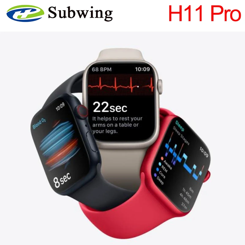 H11 Pro Smart Watch Seeria 8 Uut Juhtmevaba Laadimise Bluetooth Kõne Mehed NFC Smartwatch GPS Naiste 2022 HD-Ekraan