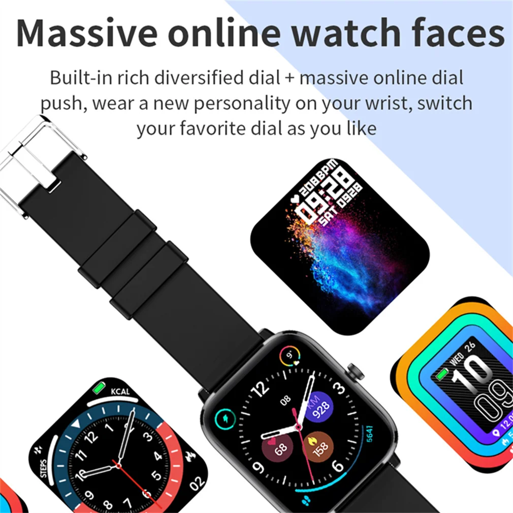 Huawei LED Display Smart Watch Mehi Täis Touch Smartwatch Traadita Bluetooth-Helista Fitness Käevõru 2022 Uus Mood Äratuskell Pilt 2 