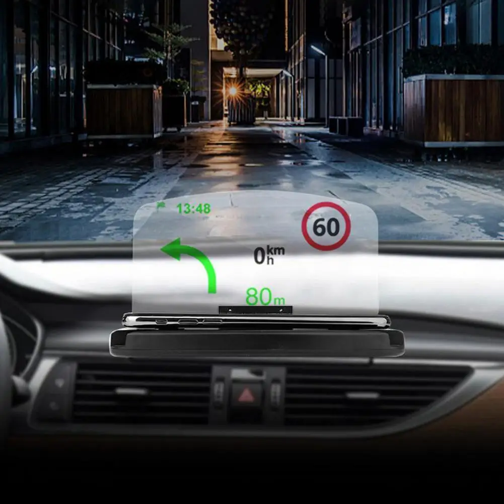 Hud Auto Hoidikut Juhtmeta Laadija -up Display Kiiruse Navigatsiooni Esiklaas Projektor Osad Auto G5y4 Pilt 1 