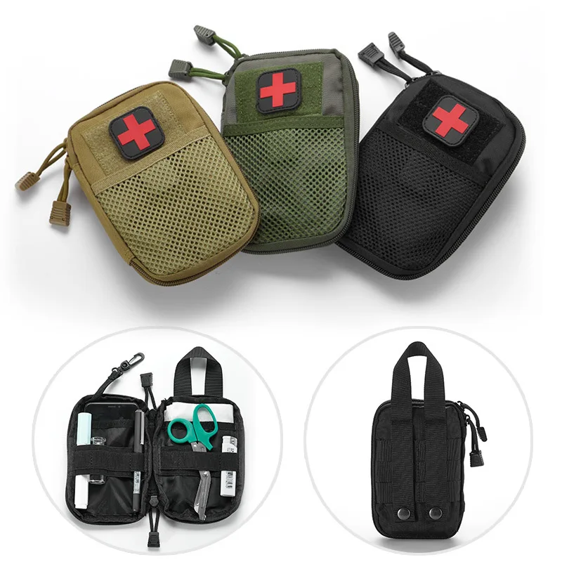 Kaasaskantav Sõjalise First Aid Kit Tühi Kott Bug Out Kott, Veekindel, Matkamine Reisimine Kodus Auto Esmaabi