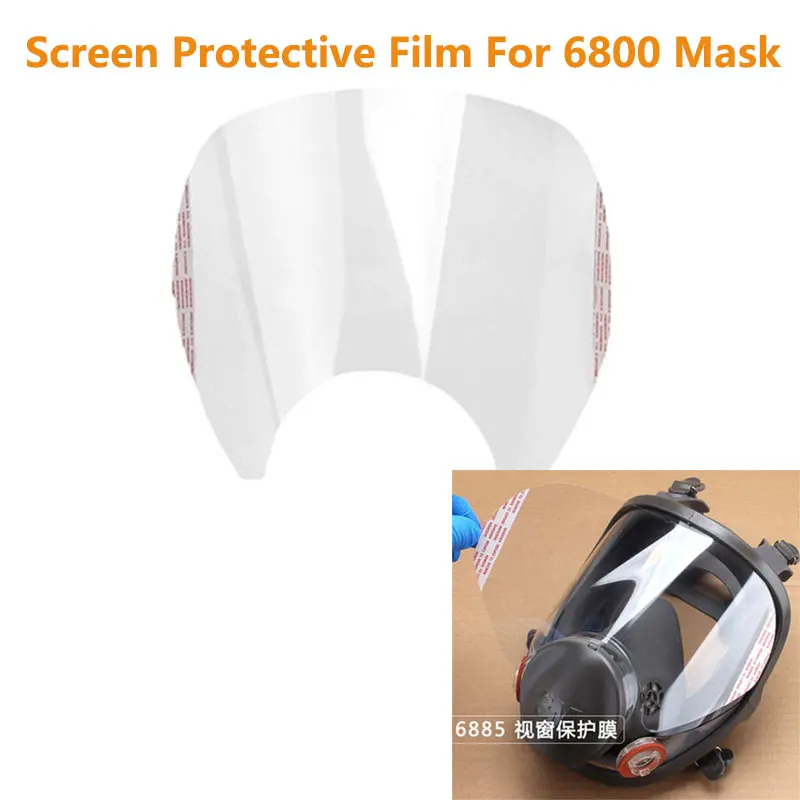 Kaitsev Kriimustuste, õli-tõend, Objektiiv Filmi Kaas 3M Maali Pihustamine 6800 Gaasi Mask Respiraatorit, kogu Nägu Akna Ekraani Kaitsekile