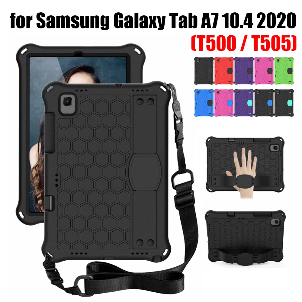 Kate Samsung Galaxy Tab A7 10.4 2020 T500 T505 Karpi Koos Õlapaelad Fundas Hõlmab Coque Shell Capa