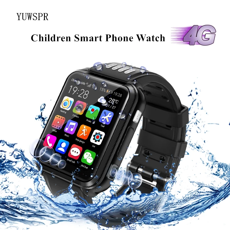 Lapsed Smart Watch Phone 4G GPS Tracker 1080mAh, Dual Kaamera, Veekindel Whatsapp Facebook Video, Kõne, Muusika, Laste Smartwatch