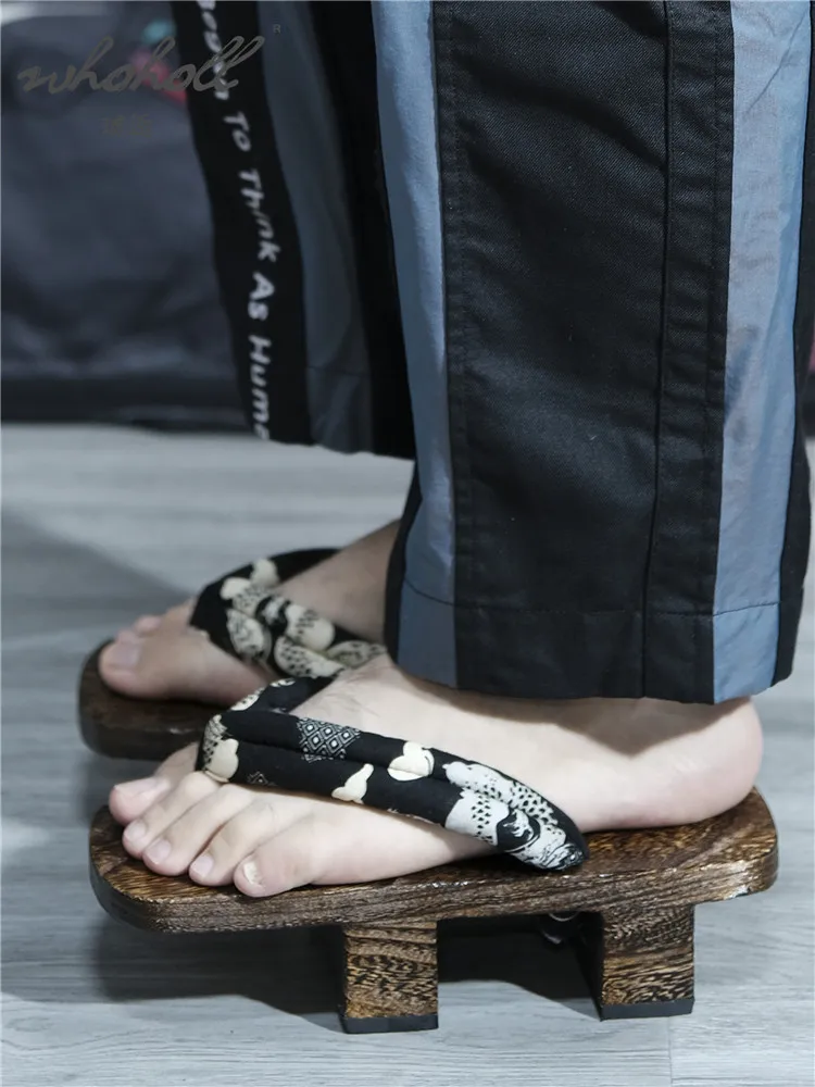 Mees Naiste Suss Suvel Varbavahed Puit Jaapani Geta Cosplay Samurai Geisha Sandaalid Kingad Paksu Põhjaga Platvorm Sandaalid
