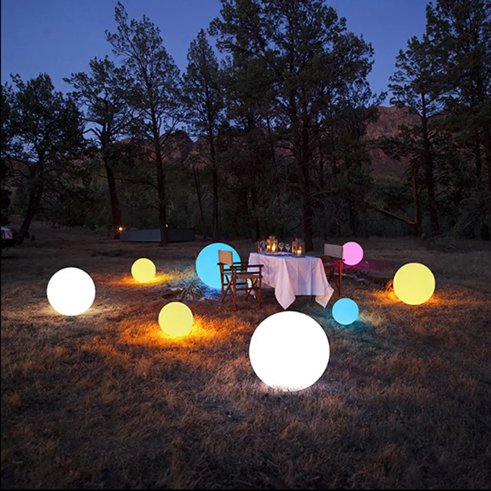 Mitmevärviline Päikese Laetav Ball Light Bassein Ujuvad Kerge Veekindel Värvi muuta Lamp Õue Garden Home Decor Pilt 3 