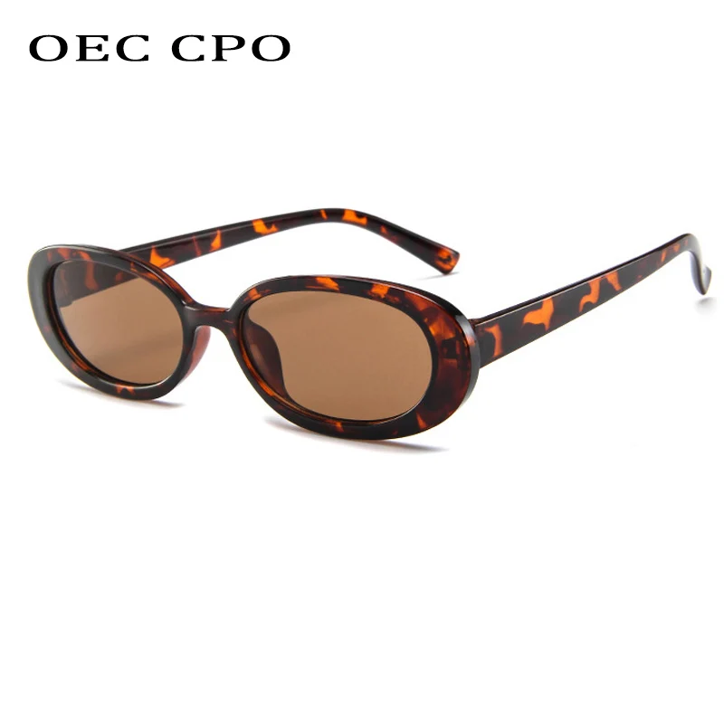OEC CPO Väikesed Ovaalsed Päikeseprillid Naiste Vintage ja Vintage Ringi Päikeseprillid Meeste ja Naiste Brändi Disainer Trendikad Prillid UV400 O647