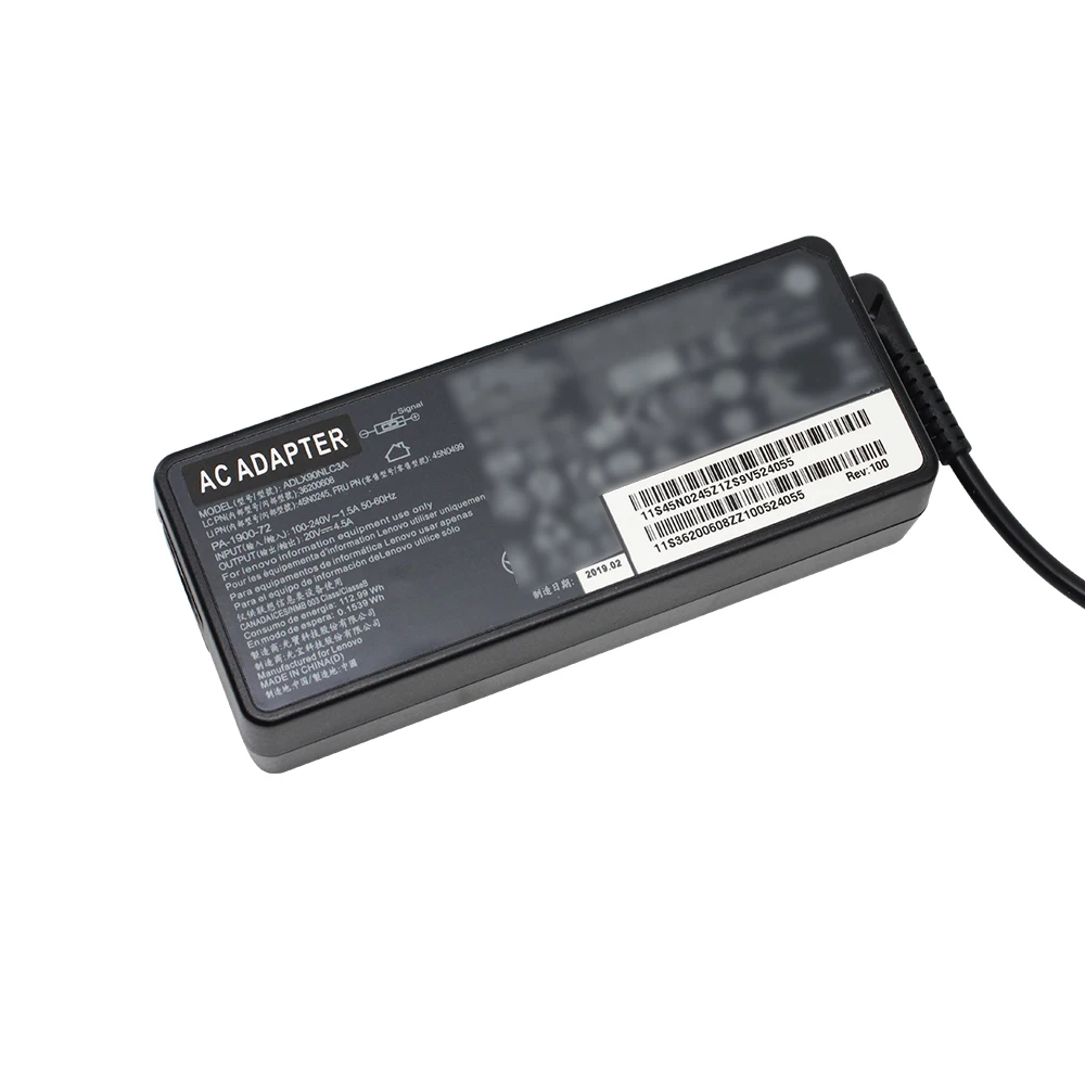 Originaal AC Adapter 90W 20V 4.5 Lenovo ThinkPad Jooga 260 370,T470 T450s T460s T440s T450 E570 X1 Carbon Pilt 4 