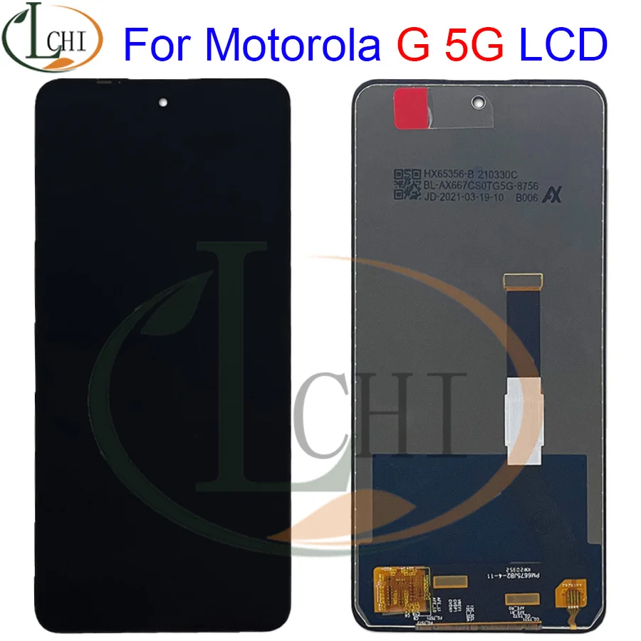 Originaal Motorola Moto G 5G Pluss XT2075 XT2075-2 LCD Ekraan Puutetundlik Digitizer Assamblee Motorola G 5G XT2113-3
