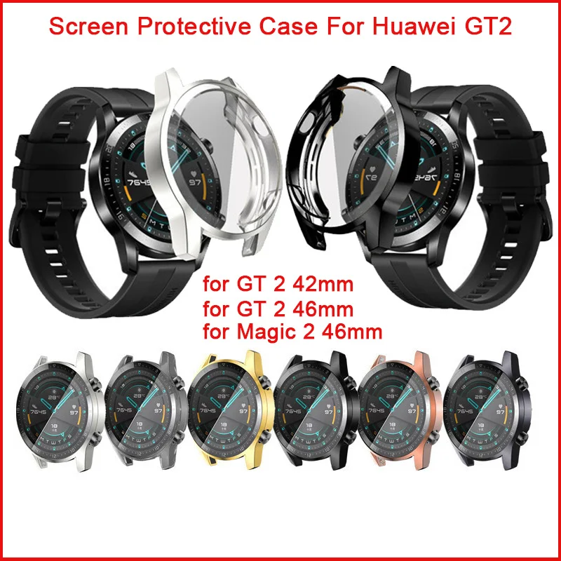 Protective case for Huawei vaadata GT 2 46 mm Pehme tpu Täis Ekraani Kaitse Puhul Huawei Gt vaadata Kaitsmega Katta Tarvikud Pilt 1 