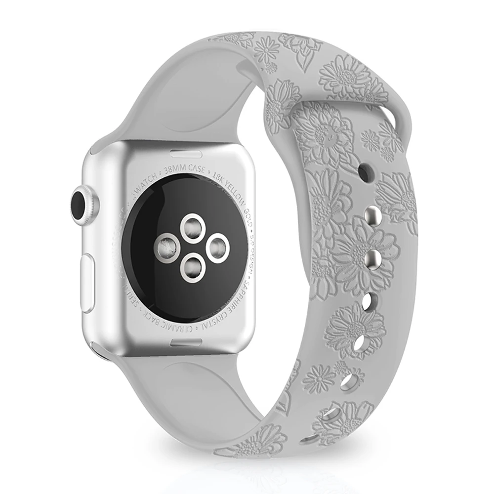 Silikoonist rihm apple watch band 45mm 41mm 44mm 40mm iwatch käevõru 42mm 38mm Sport Rihm Apple Vaata Sarja 7 5 3 SE6