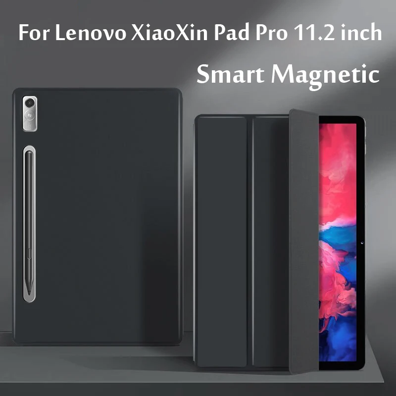 Smart Case Lenovo XiaoXin Pad Pro 11.2 tolline P11 Pro Gen 2 TB-132FU 2022 Tablett Tugev Magnet Adsorptsiooni Kaitsev Kate