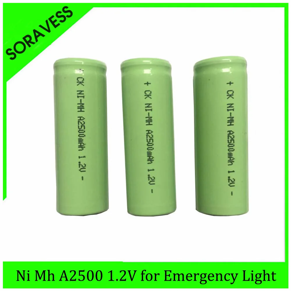 SORAVESS 6/10TK 1.2 V, Ni Mh Laetav Batery 17500 2500mAh Ni-Mh Akud Puhasti meditsiiniseadmete Avarii Kerge
