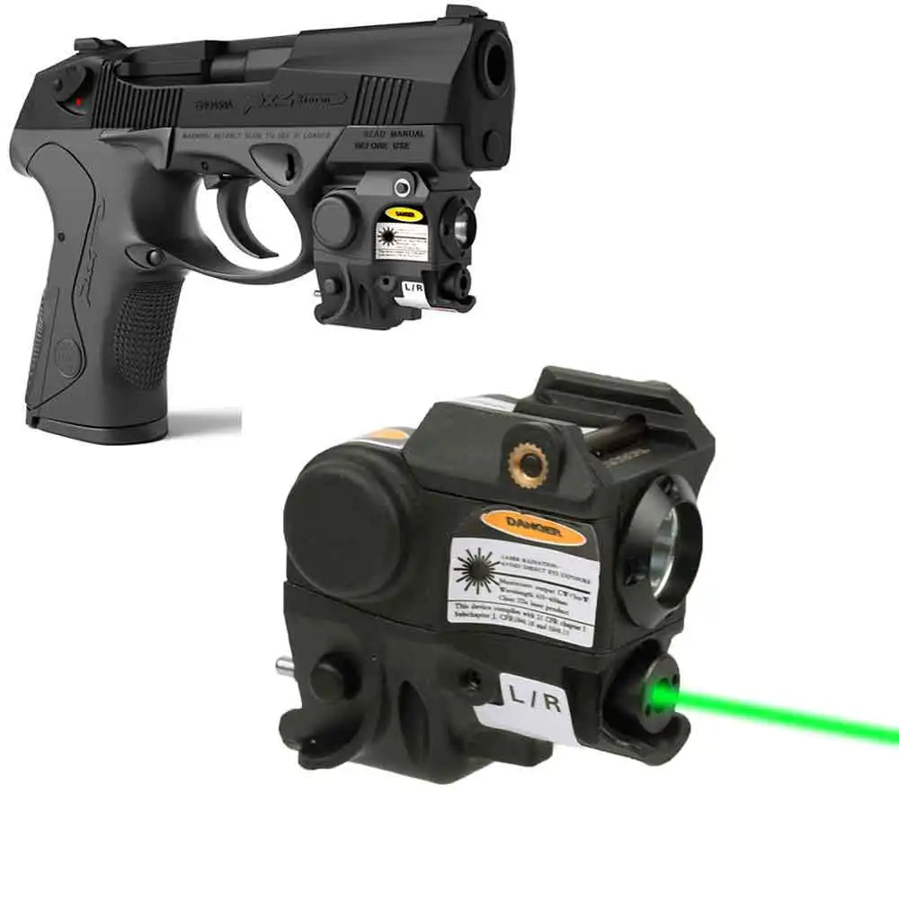 Taktikaline LS-CL1 Kompaktne Püstol Püstol Light Laser Combo Sõnn G2C G3C Beretta PX4 Storm Punane, Roheline Laser Airsoft Käsirelv Kerge Pilt 0 