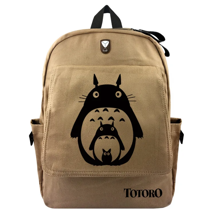 Totoro Kass Lõuend Seljakott Seljakoti Õpilase Koolikott Kott Reisi Sülearvuti Cosplay Kingitus Kott Pilt 1 