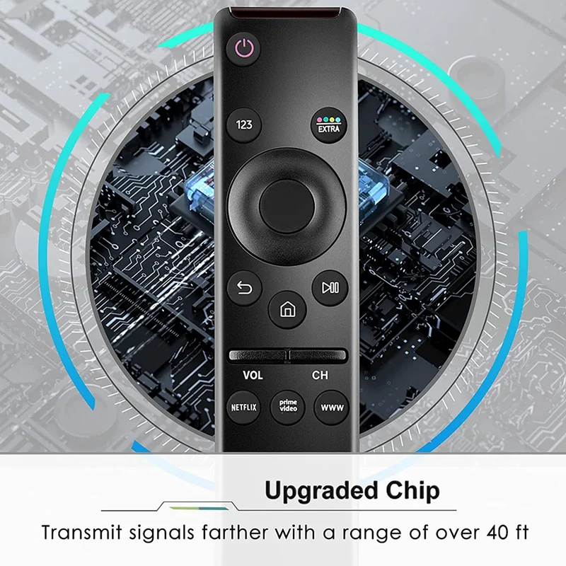 Universaalne Kaugjuhtimispult Samsung TV LED QLED UHD HDR LCD Raami HDTV 4K 8K 3D Smart TV, koos Nuppudega, Netflix, WWW Pilt 5 
