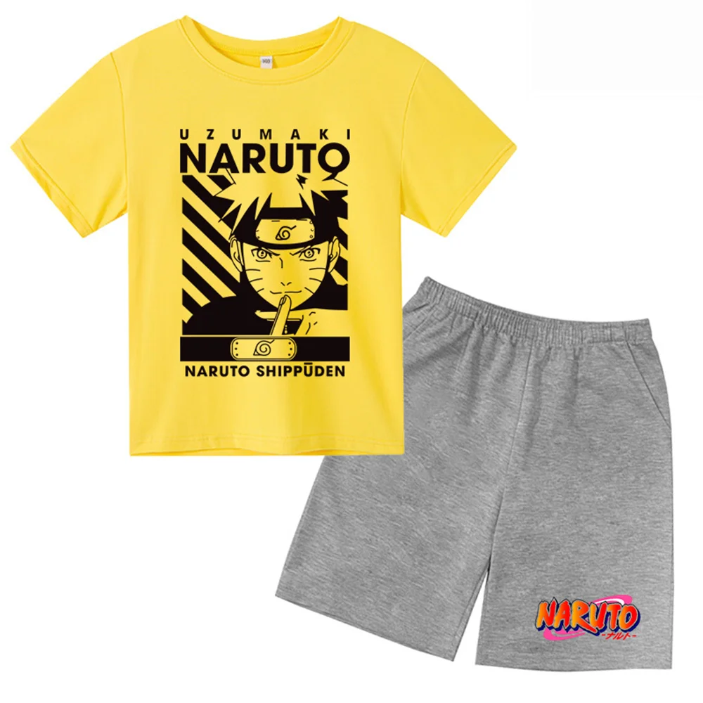 Uue Naruto Tshirt Lapsed Lahe T-särk poistele kid riided tüdrukute Lühikesed Varrukad Suvel Tops Tees anime Mood narutoes t-särk Kuum