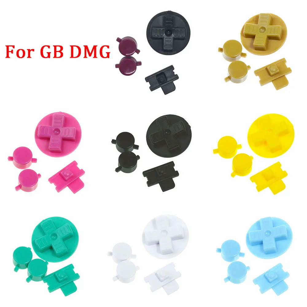 Uued Nupud Asendaja game boy Classic GB DMG GBO Nupud Led 8 värvi Gameboy A B nupud koos D-pad Nuppu
