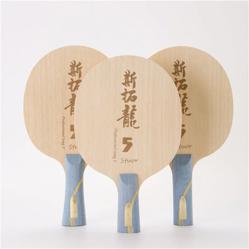 Uute tulijate Stuor Ma Pikk 5 SignTable Tennise Reket süsinikkiust Ehitatud-Professionaalne Ping Pong Mängu Lauatennis Tera