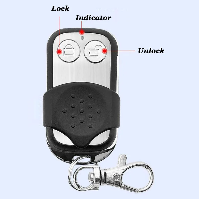 Wireless Remote Control Door Lock Nähtamatu Lukk Anti-varguse Aku Jõul Elektrooniline Lukk Võtmeta Ukse Kanne Pilt 3 